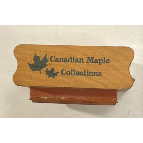 RARE Ghost in box Rubber Stamp By Canadian Maple Collections Halloween - Picture 4 of 4